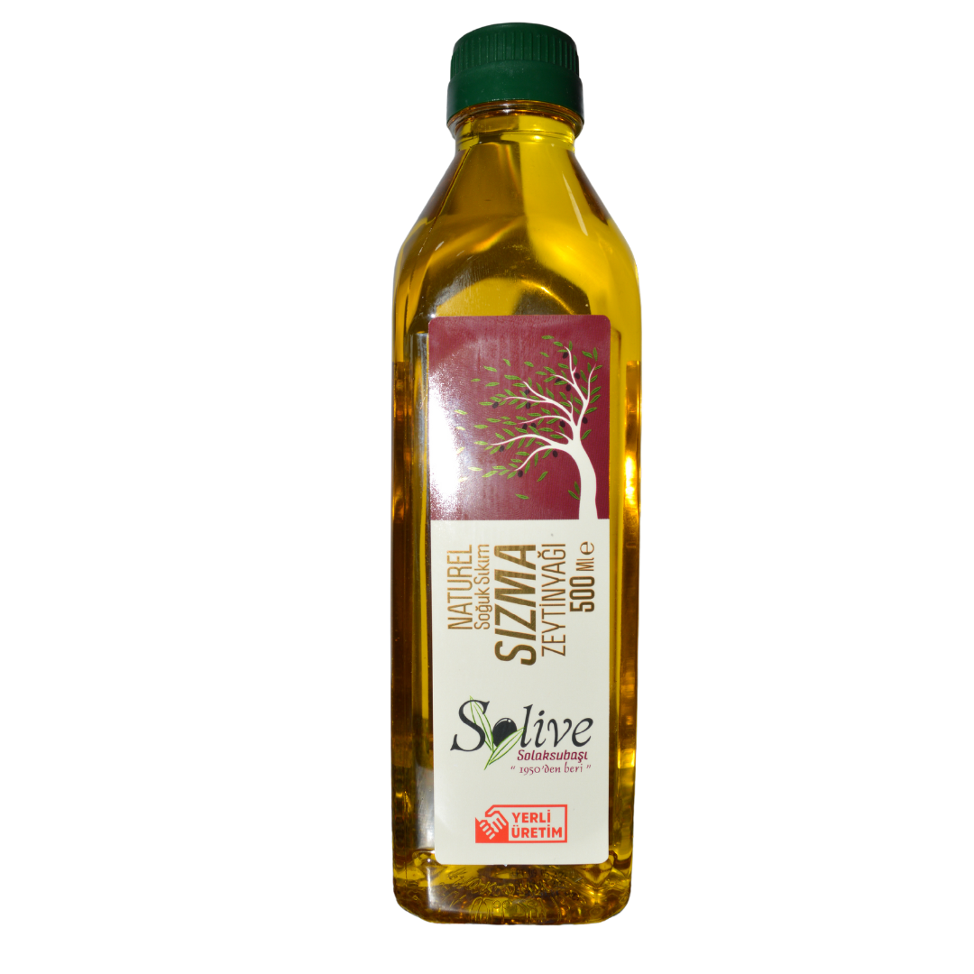 Solive Soğuk Sıkım Sızma Zeytinyağı 500 Ml Pet Şişe