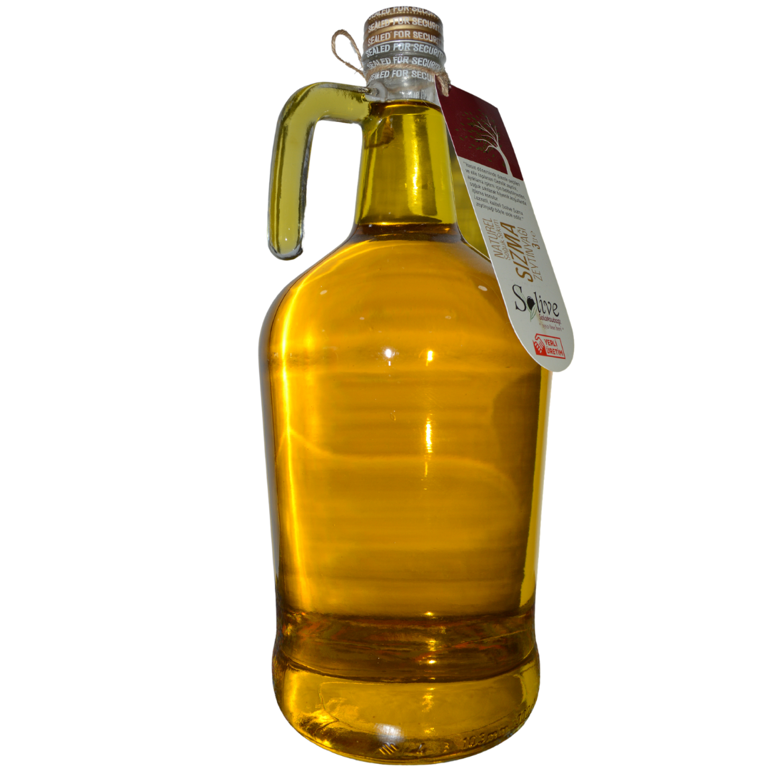 Solive Soğuk Sıkım Sızma Zeytinyağı 3 Litre Galon Şişede