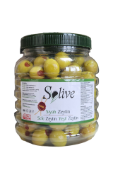 Biberli Yeşil Zeytin 1Kg