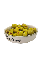 Biberli Yeşil Zeytin 1Kg