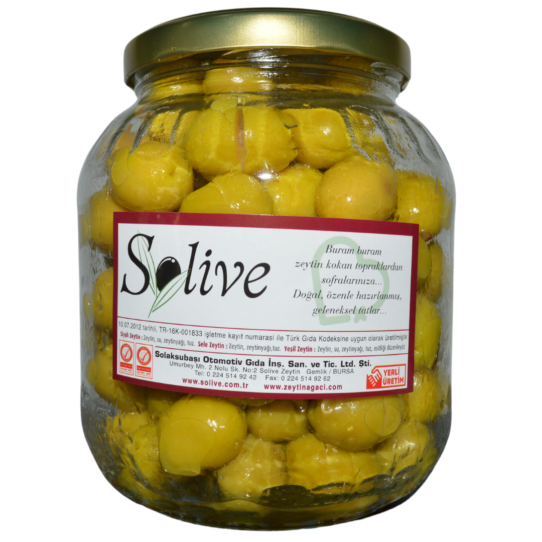 BAHARATLI DOMAT ÇİZİK YEŞİL ZEYTİN 1KG