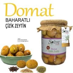 BAHARATLI DOMAT ÇİZİK YEŞİL ZEYTİN 1KG