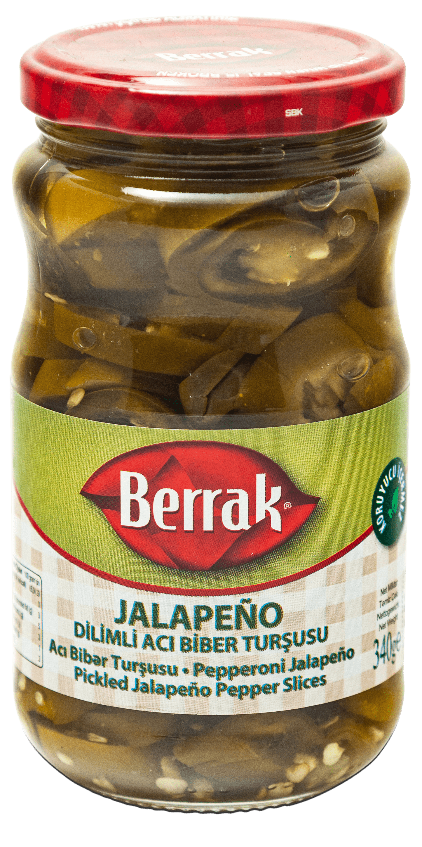 Berrak Jalapeno Biber Turşusu 370 Ml