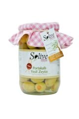 Portakallı Yeşil Zeytin 450Gr