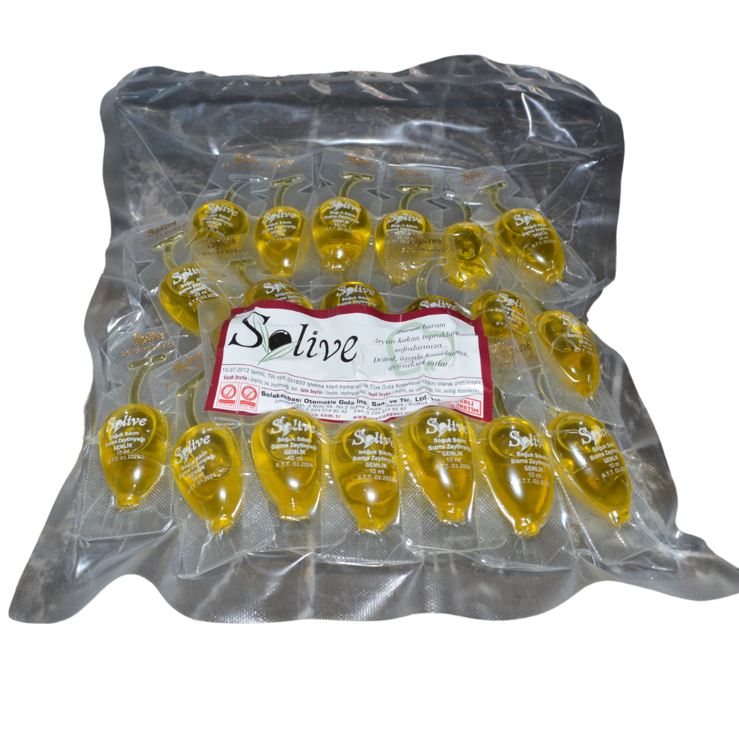 Mini Doze Naturel Sizma Zeytinyaği 10 Ml 20'Li Paket