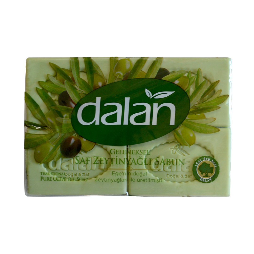 DALAN 4'LÜ GELENEKSEL SAF ZEYTİNYAĞLI SABUN 600GR