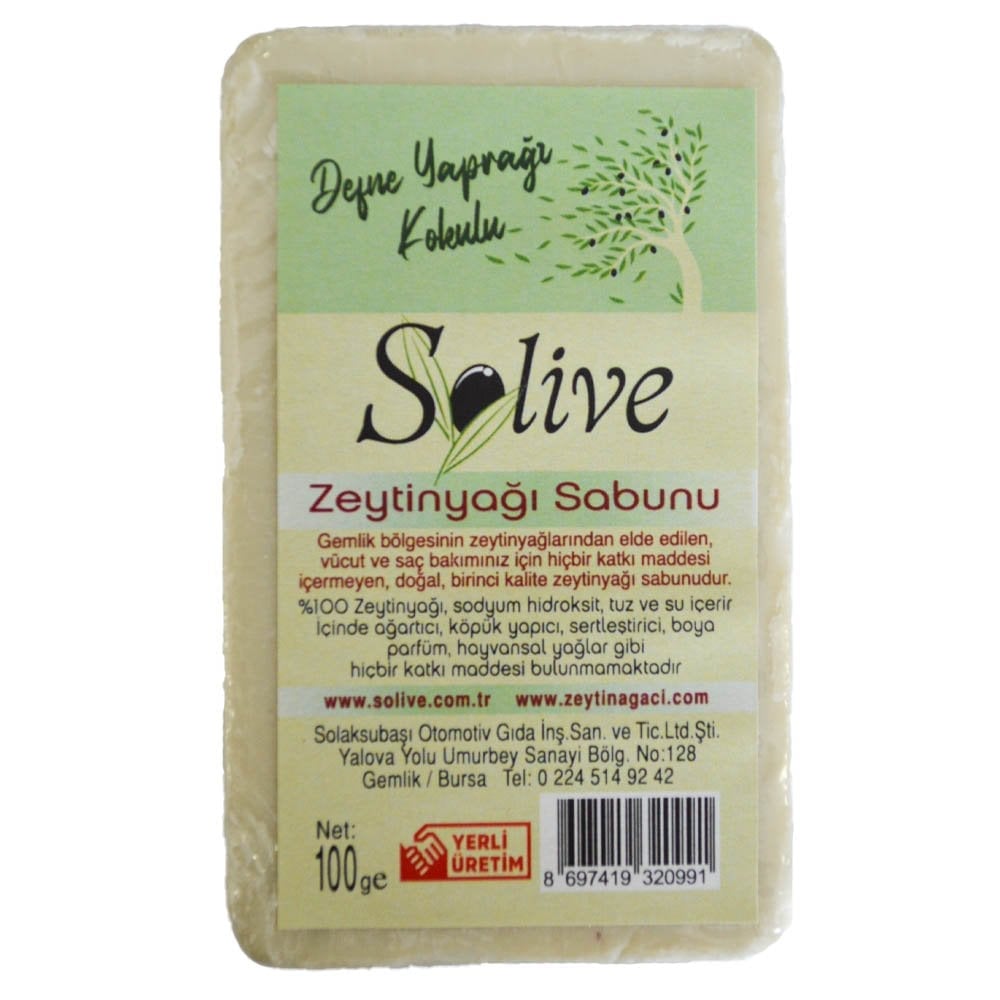 Solive 100 Gr Defne Yaprağı Kokulu Zeytinyağı Sabunu