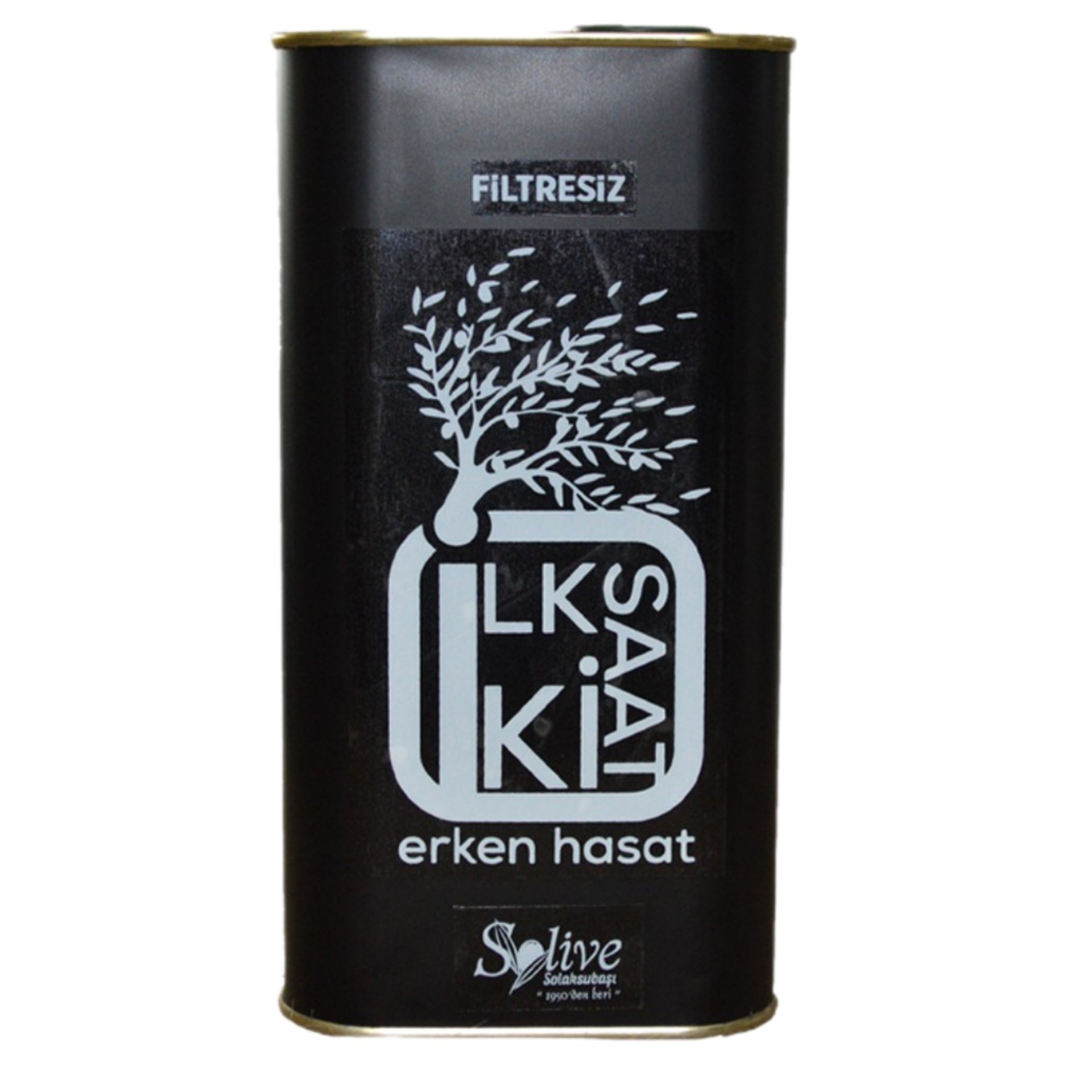 İlk 2 Saat Solive Soğuk Sıkım Erken Hasat Zeytinyağı 1 Litre Filtresiz