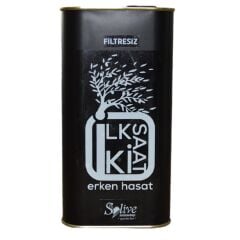 İlk 2 Saat Solive Soğuk Sıkım Erken Hasat Zeytinyağı 1 Litre Filtresiz