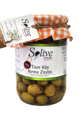Gemlik Taze Köy Kırma Yeşil Zeytin 600Gr