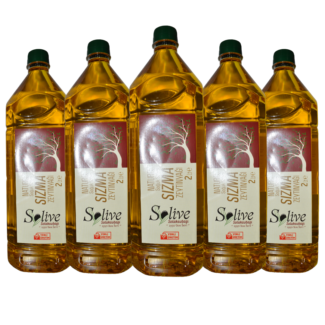 Beşli Solive Soğuk Sıkım Sızma Zeytinyağı 2Lt Pet