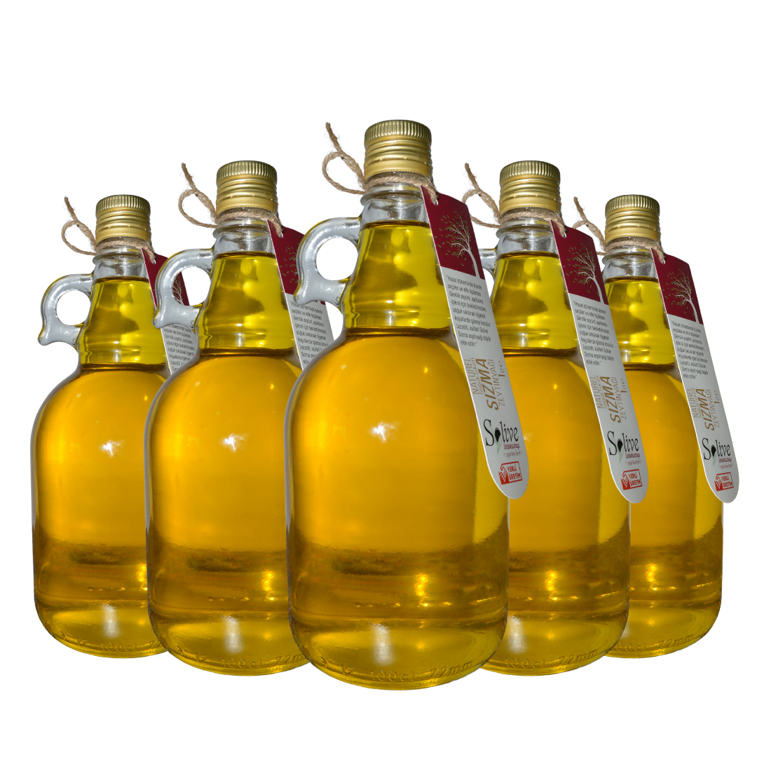 Beşli Solive Soğuk Sıkım Sızma Zeytinyağı 1Lt Galon