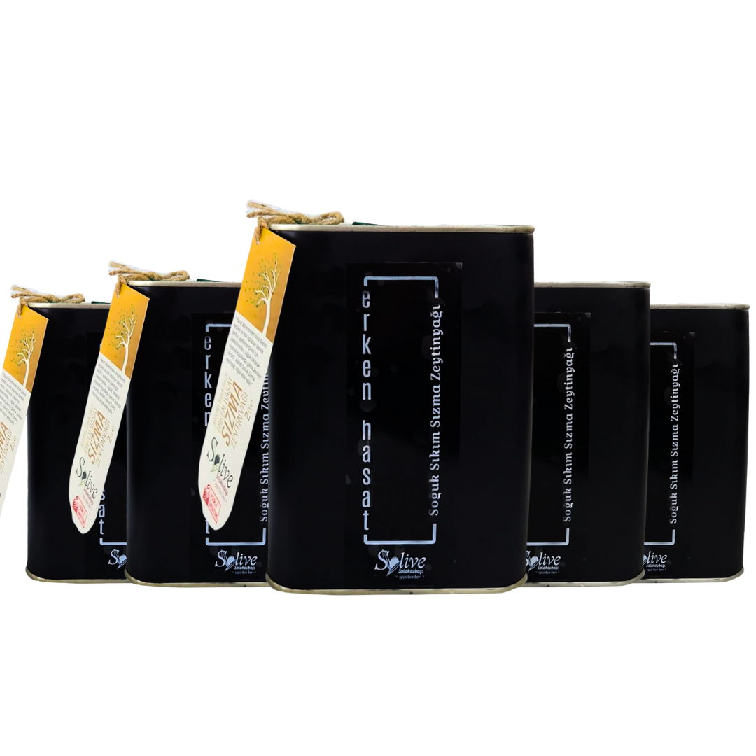 Beşli Erken Hasat Solive Soğuk Sıkım Sızma Zeytinyağı 2Lt