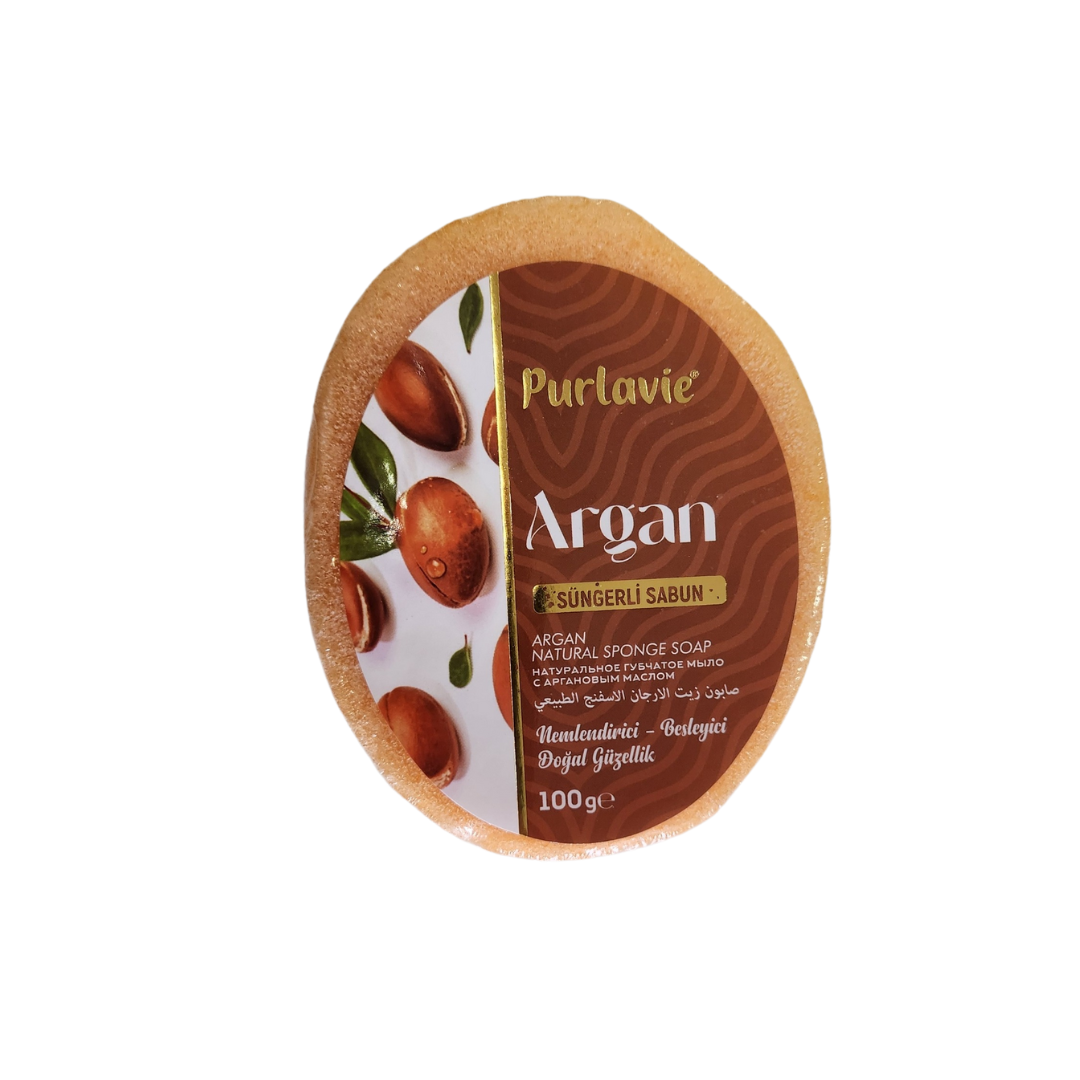 PURLAVIE ARGAN DOĞAL SÜNGERLİ SABUN