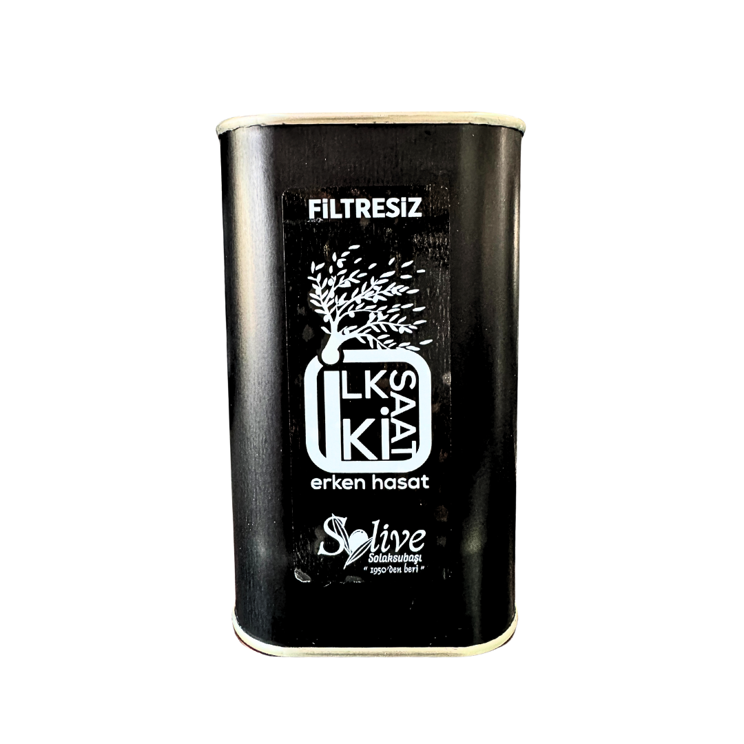 İlk 2 Saat Solive Soğuk Sıkım Erken Hasat Zeytinyağı 500Ml Filtresiz Teneke
